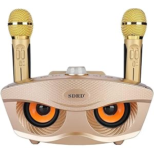 Bluetooth カラオケマイク ワイヤレスマイク 高音質 多機能 ノイズキャンセリング機能 スピーカーマイクセット…