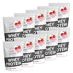 アルプロン ホエイプロテイン100 １kg【約50食】 (イチゴミルク) × 10個セット