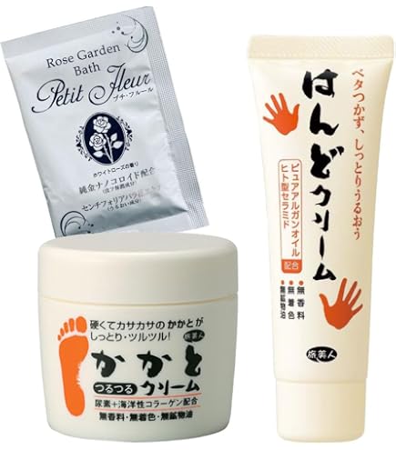 Amazon.co.jp: かかとつるつるクリーム100g×1 はんどクリーム40g×2