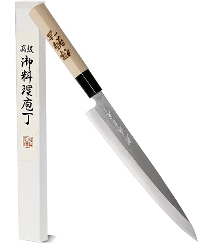 Amazon｜堺源吉 日本製 舟行 包丁 165mm 鋼 木柄 堺の包丁｜特殊包丁