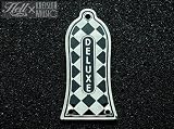 ロッドカバー Epiphone (エピフォン) など 多機種に対応！100%真鍮＆エナメル Hell Guitars オリジナルデザイン Deluxe シルバー