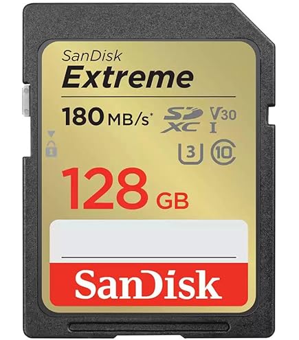 Amazon | SanDisk Extreme Plus SDXC UHS-I Card, 128GB, SDSDXW5-128G