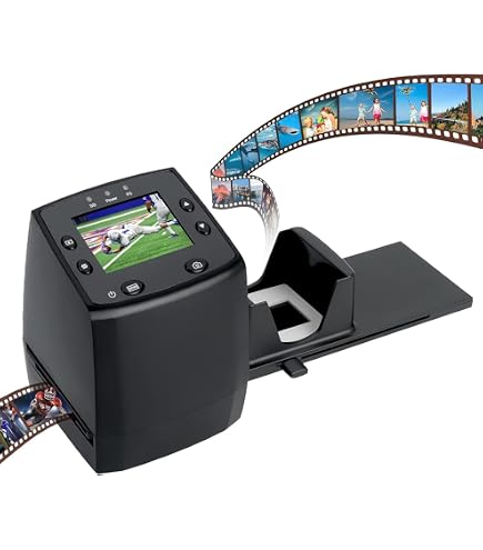 Amazon | 8mm & Super 8フィルムからデジタルコンバーター、2.4インチ