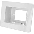 Wall Plate Recessed Box for Power Point Outlet + Clipsal Type AV ...