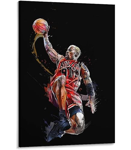 dunkshot NBA マガジン デニス・ロッドマン ポスター Amazon.co.jp: Dennis Keith Rodman デニス・キース・ロッドマン Never