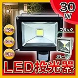 人感センサー付きLED投光器 【30W】 広角120度 防塵/防水機能 ブラック(黒) スポーツ レジャー その他のスポーツ レジャー [並行輸入品]