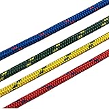Wing 24打ち ダクロンヨットロープ 6～12mmΦ 切売り (赤, 8ｍｍΦ)