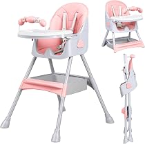 Amazon | UBRAVOO ベビーチェア ハイローチェア キッズチェア 6ヶ月-3