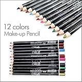 LuxBene（TM）1セット12色の化粧品メイクアップメイクアップペン防水アイブロウアイライナーアイライナーペンシル