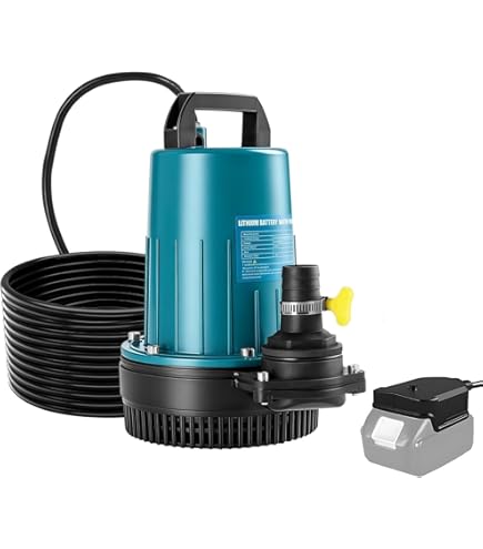 新品 水中ポンプ 清水用 循環ポンプ 300W マキタ18Vバッテリー対応 Amazon | 水中ポンプ 清水ポンプ 循環ポンプ 全銅モーター 300W 超大