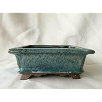 Amazon.co.jp: 有馬松雲 外寸12.5cm×10.2cm×4.9cm 外縁長方鉢 段