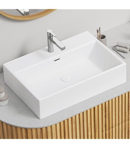 Amazon | LIXIL(リクシル) INAX はめ込み角形洗面器 ピュアホワイト L