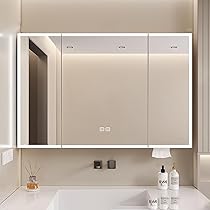 ミラーキャビネット キャビネット 50x60CM ホワイトオーク 洗面鏡 浴室鏡 Amazon.co.jp: mirahope ミラーキャビネット キャビネット