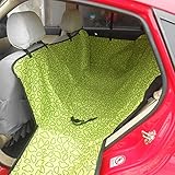 AUTOINBOX ペットドライブカーシート 後部座席用 ペットとお出かけ ドライブ 汚れも犬の抜け毛は心配ない カーシート シートカバー グリーン