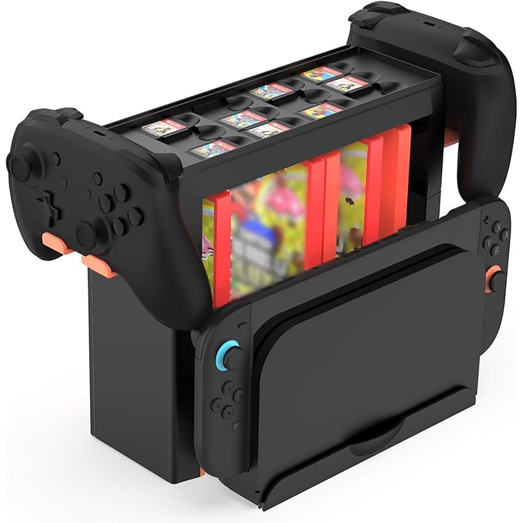 Amazon.co.jp: Thecom Switch 2 収納 スタンド スイッチ 大容量 収納