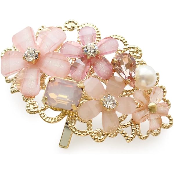 Amazon.co.jp: レジン 大人可愛い ヘアゴム ポニーフック ブローチ