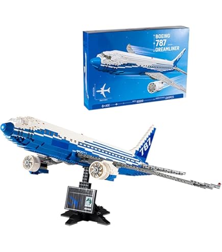Amazon.co.jp: ジェット飛行機ブロックおもちゃ 航空シリーズ 旅客機