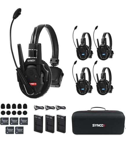 Amazon.co.jp: SYNCO XTALK X5 ワイヤレスヘッドセットインターホン