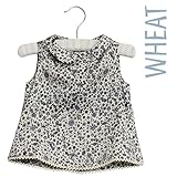 【WHEAT】ノースリーブブラウス オーガニックコットン 子供服　ベビー服(wt-4615-239eggshell) (2, eggshell)