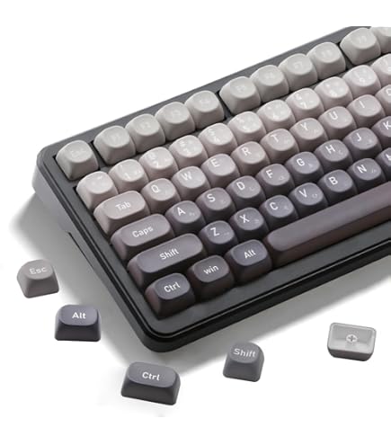 Amazon | ミルクハニーテーマ昇華キーキャップ、KOAプロファイル、PBT