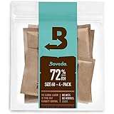Boveda 葉巻/タバコ用 72-RH 2-湿度 コントロール サイズ 60 使用 25 葉巻 ヒュミドール ホールド 特許取得済み 技術 シガー ヒュミドール 4-カウント 再封 バッグ 4