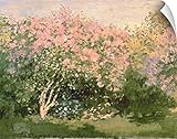 クロード・モネ「ライラック壁ピール壁アートプリントin the Sun、1873 20" x 16" BAL182548_14_20x16_none