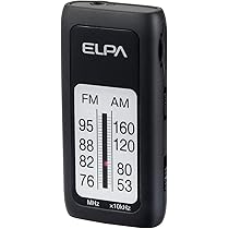 携帯ラジオELPA Amazon.co.jp: ELPA(エルパ) AM/FMスリムラジオ ER-S61F