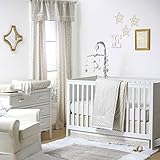 Gold Dot and Chevron Zig Zag 4 Piece Baby Crib Bedding Set by The Peanut Shell by The Peanut Shell