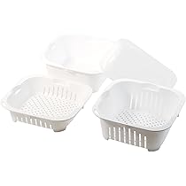 ６日入荷⭐️ゴールデンマンボ⭐️　トロピカルベリーセット一鉢 Amazon｜パール金属 ザル ボウル 4点セット 角型 日本製