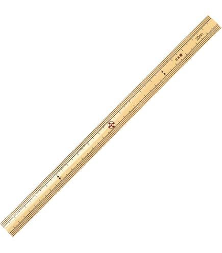 Amazon.co.jp: 新潟精機 SK 日本製 竹尺 快段目盛 50cm BR-50CKD