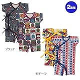 サイドストラップロンパース２枚セット　ＭＩＸ　60