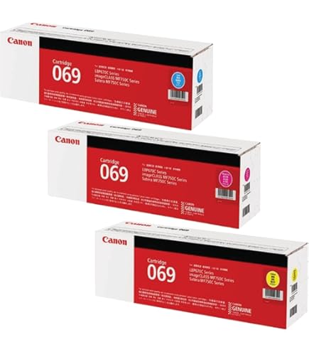 【5セット】Canonトナーカートリッジ 069 [マゼンタ] 5092C003 Amazon.co.jp: 【純正品 3色セット 】キャノン トナーカートリッジ