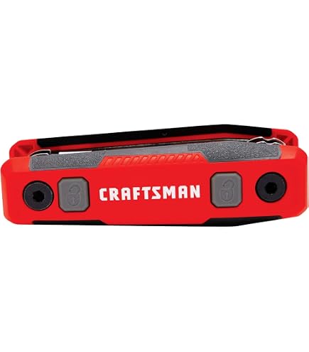 Titan 12774 16-teiliges SAE/metrisches Klappschlüssel-Set – Mit Verriegelung Bei 90°/135°/180° – Chrom-Vanadium-Stahl