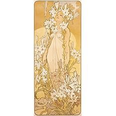 Amazon Co Jp 絵画風 壁紙ポスター はがせるシール式 アルフォンス ミュシャ 四つの花 ユリ 17年 花 4部作 4 Flowers アールヌーヴォー キャラクロ K Mch 044s2 291mm 696mm 建築用壁紙 耐候性塗料 日本製 ウォールステッカー お風呂ポスター Diy