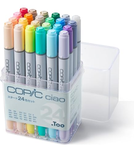 Amazon.co.jp: COPIC コピックチャオ 36色 Aセット : 文房具・オフィス用品