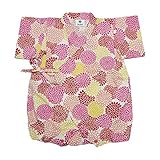 【SiShuNon/SKAPE】和花・金魚甚平オール エスケープ 女の子 和花 金魚 総柄 夏祭り お祭り 甚平 カバーオール 80 5 ピンク