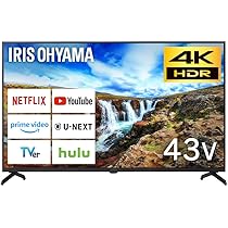 Amazon.co.jp: アイリスオーヤマ テレビ 43V型 4K Google TV LT