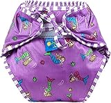 Kushies Baby Unisex Swim Diaper, Mermaids Print, Small by Kushies [並行輸入品]