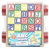 30 Piece ABC Stack N' Build Wagon Blocks with Learning Pictures Kids Toy [並行輸入品]