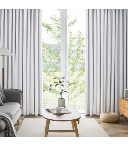 Amazon｜ニトリ 遮熱 ミラー 防汚 レースカーテン ホワイトクリアST2