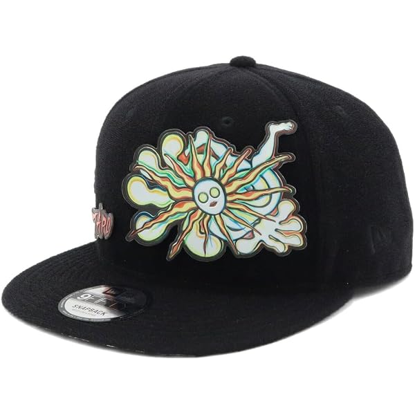 Amazon | [ニューエラ] 9FIFTY TARO OKAMOTO 岡本太郎 パッチ ブラック