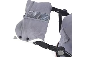 YSkrep ベビーカー用手袋 ハンドマフ グローブ ハンドルカバー ベビーカー手袋 ベビーカーグローブ フィンガーカバー ウォーマーグローブ ベビーカー用防寒グローブ 防寒手袋 チャイルドシート ハンドル防寒カバー 裏起毛 厚手 暖かい 装着簡単 着脱簡単 保温 撥水 防寒 防風 両手 乳母車 ベビーカー 男女兼用 秋冬 アウトドア お出かけ用