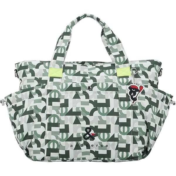 未使用 アンパスィ 中綿 ボストンバック AFF7204 ホワイト×カーキ 公式・アウトレット】中綿ボストンバッグ（レディース）｜アンパスィ