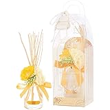 サンハーブ ルームフレグランスフラワー グレープフルーツ 100ml(芳香剤 花かざり付 シャキっとまぶしい柑橘系の香り)