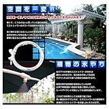 夏を涼しくミスト シャワー ノズル ヘッド　6種類 ブラック