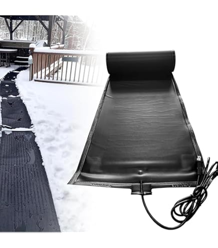 Amazon.co.jp: 家庭用電源対応 融雪アルミマット 4m×50cm 最大 50