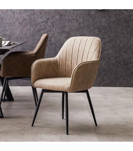 Amazon | 【ふかふか座面回転式】ダイニングチェア ダイニングチェアー