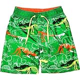 オールドネイビー(OLD NAVY)男の子グリーン恐竜いっぱい柄スイムパンツ水着 12-18months 12ヶ月-18ヶ月用 80cm-90cm 緑海水パンツ,出産祝いギフトプレゼント,スイムウェア