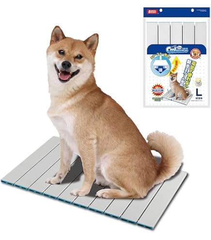 Amazon.co.jp: cani.cool(カニクール) クーリングマット グレイ L