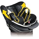 エールベベ チャイルドシート 新生児 から使える ISOFIX 固定 回転型 クルット 6i グランス グランブラック ジャンピングハーネス搭載 BF950